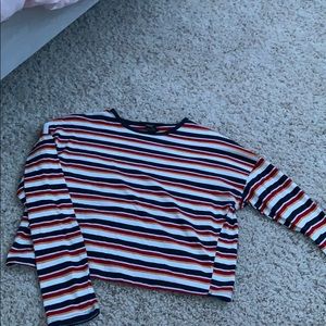 Striped long sleeve shirt